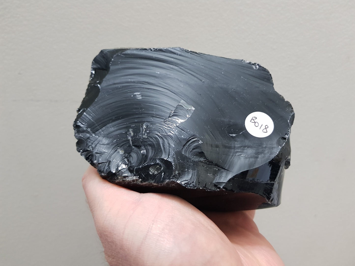 Natural Black Obsidian Crystal - BO18