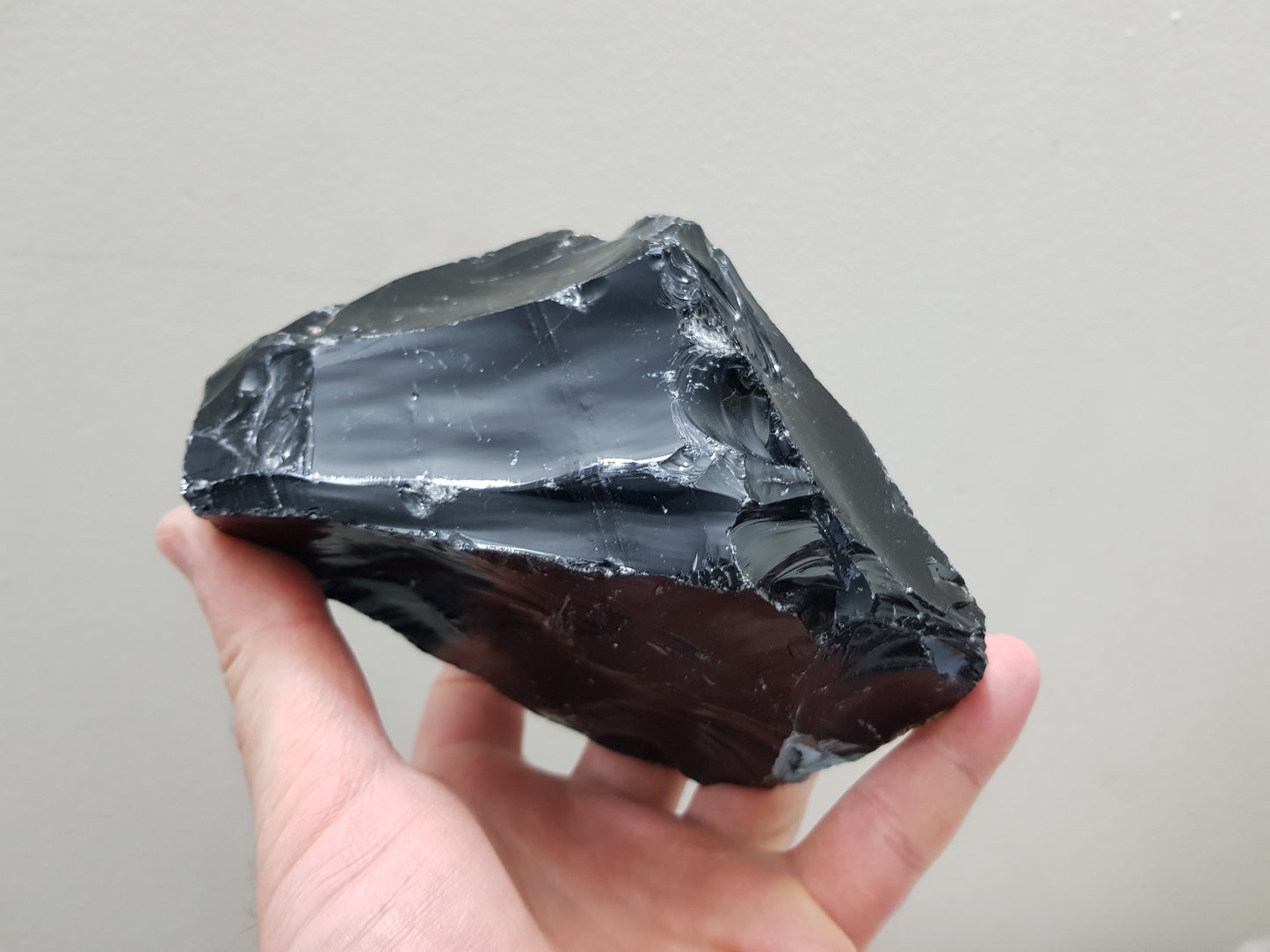 Natural Black Obsidian Crystal - BO18