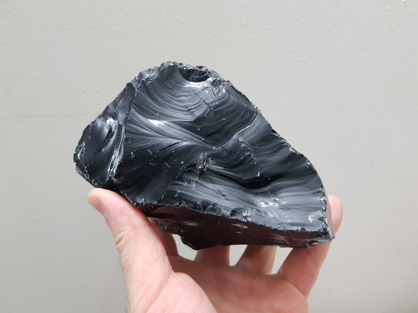 Natural Black Obsidian Crystal - BO18