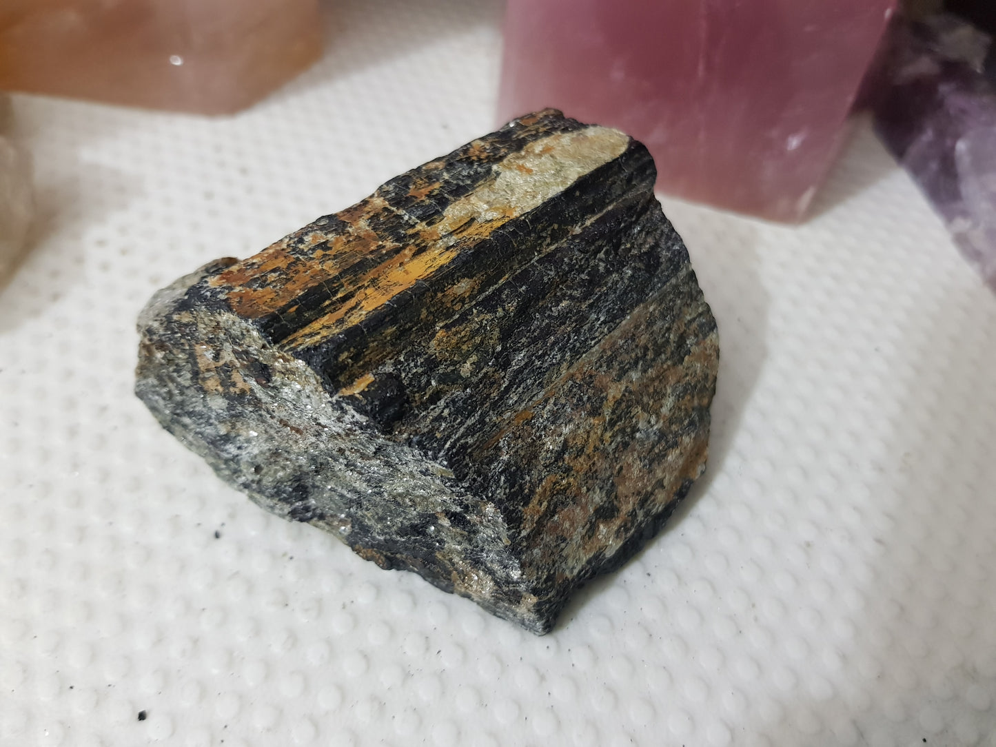 Natural Black Tourmaline Chunk - BT2