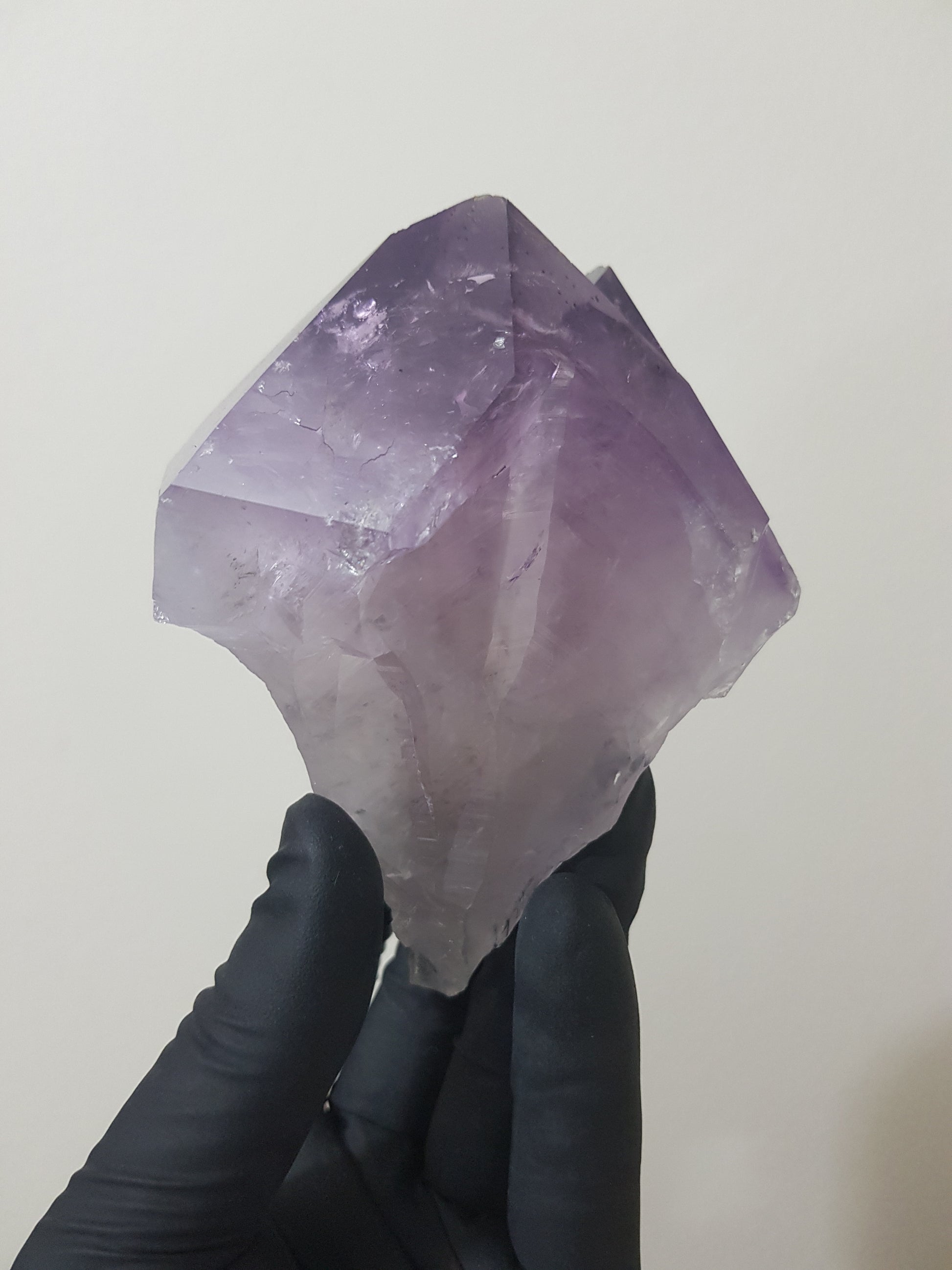 Natural Brazilian Purple Amethyst Crystal Point 10cm