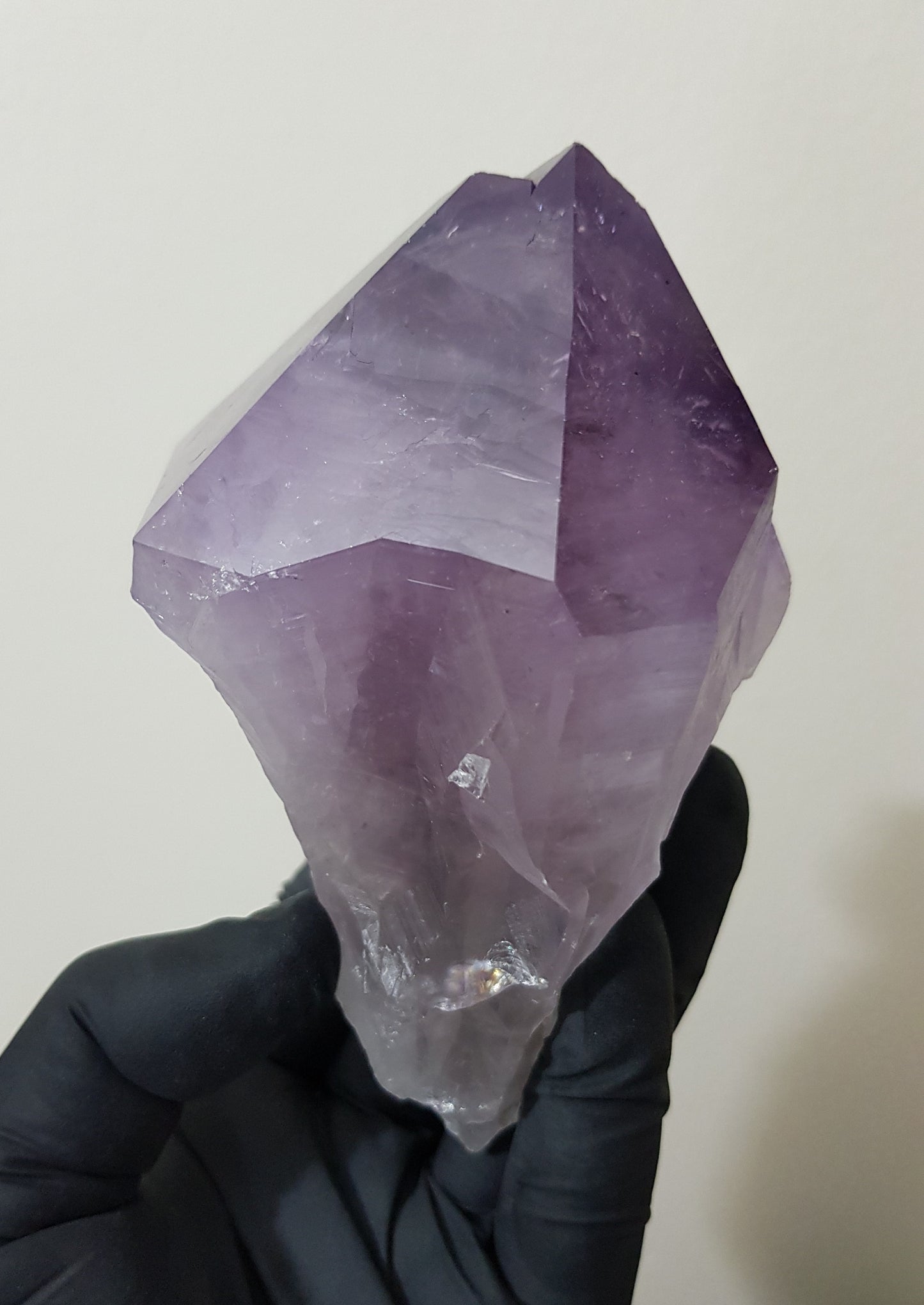 Natural Brazilian Purple Amethyst Crystal Point 11.5cm