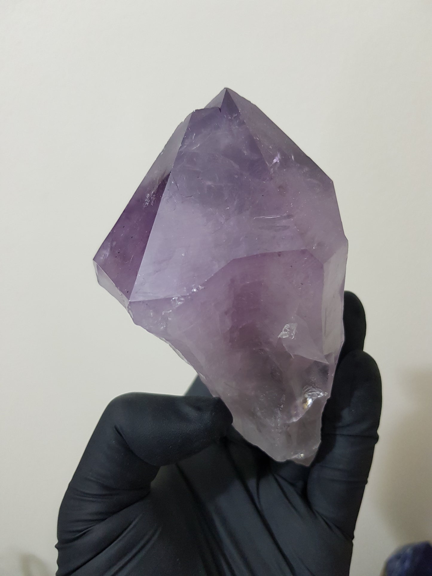 Natural Brazilian Purple Amethyst Crystal Point 11.5cm
