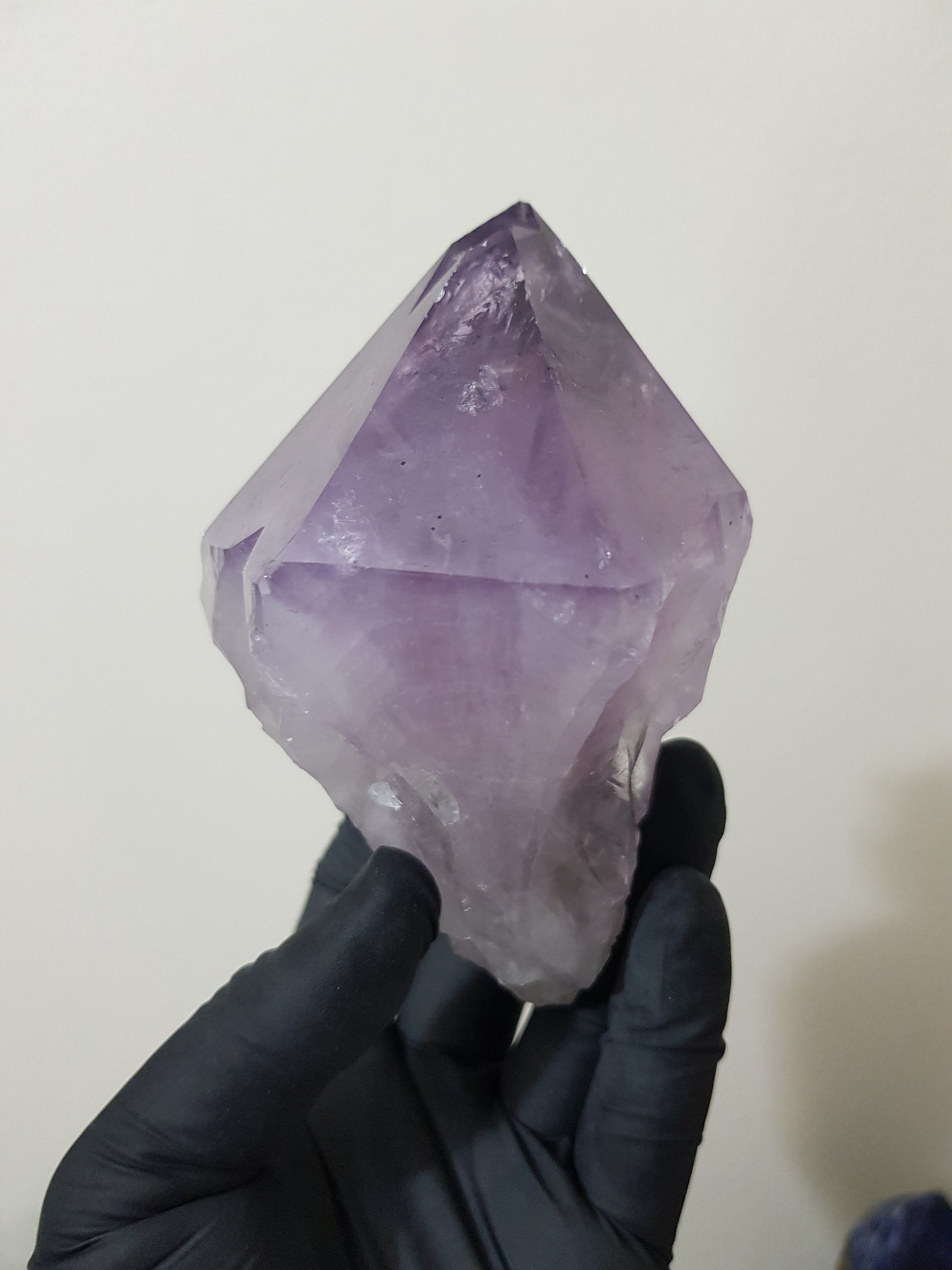 Natural Brazilian Purple Amethyst Crystal Point 11.5cm