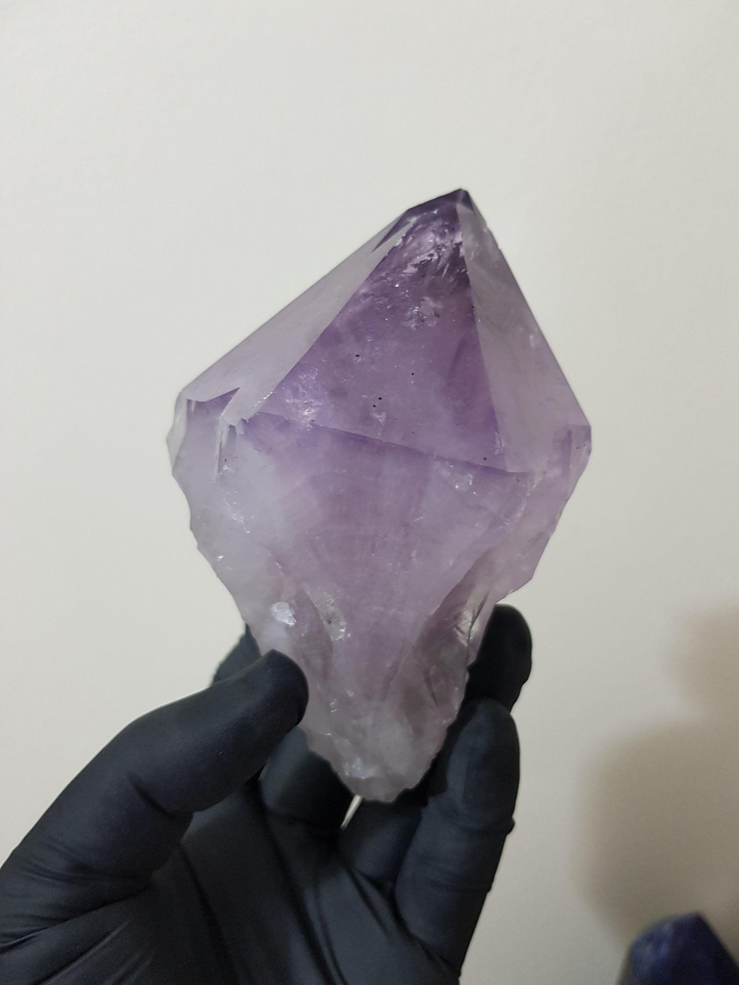 Natural Brazilian Purple Amethyst Crystal Point 11.5cm