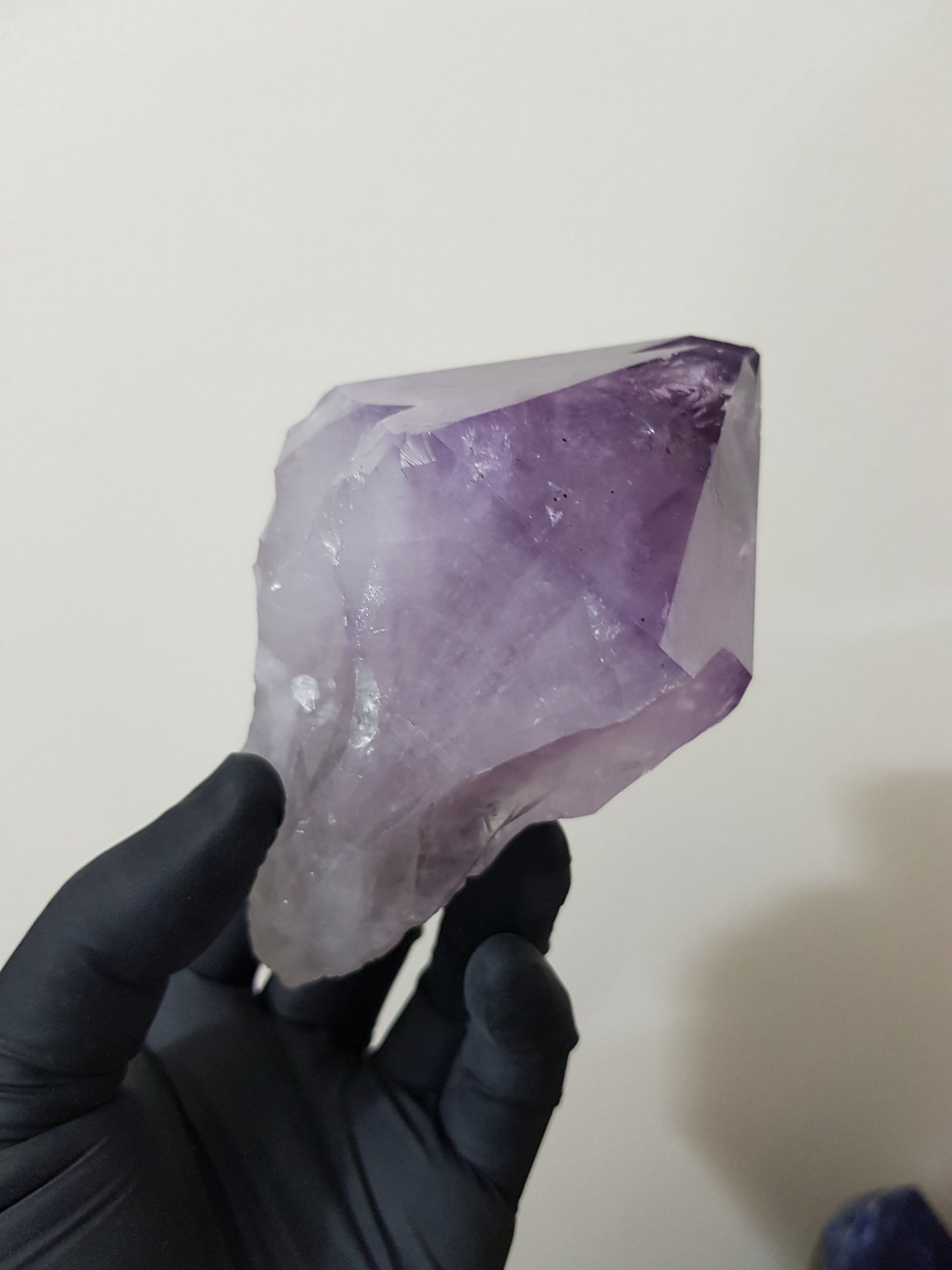 Natural Brazilian Purple Amethyst Crystal Point 11.5cm