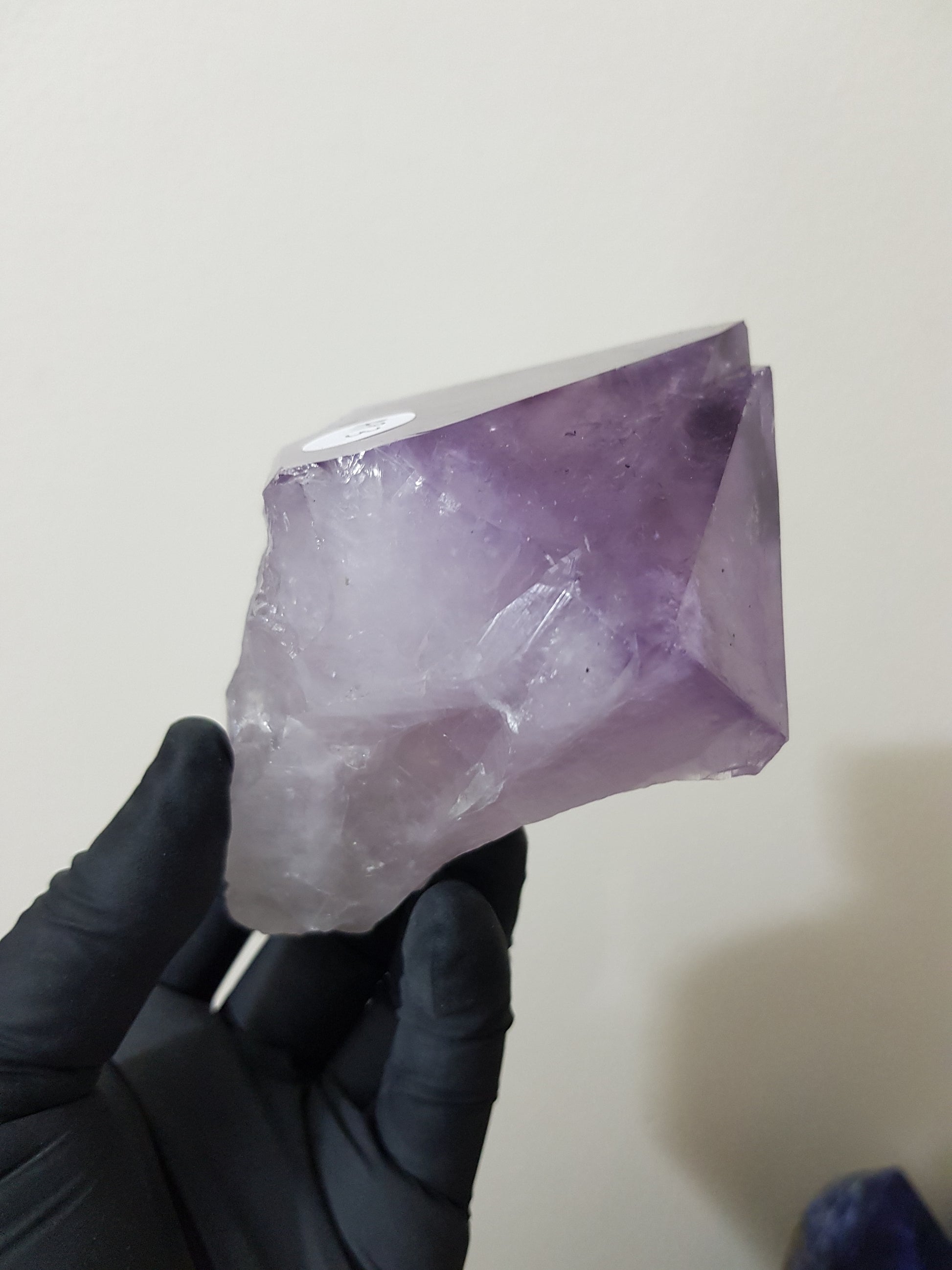Natural Brazilian Purple Amethyst Crystal Point 11.5cm