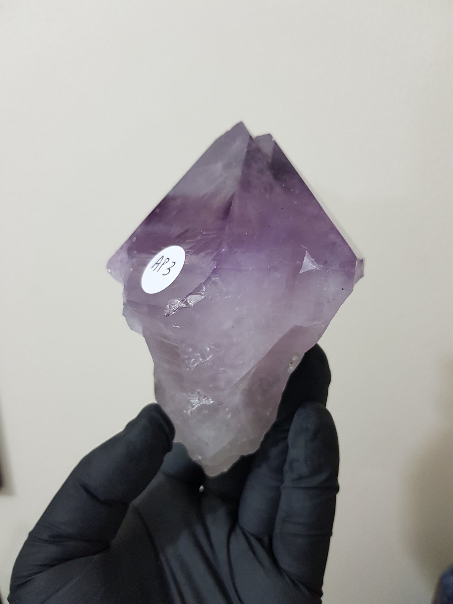 Natural Brazilian Purple Amethyst Crystal Point 11.5cm