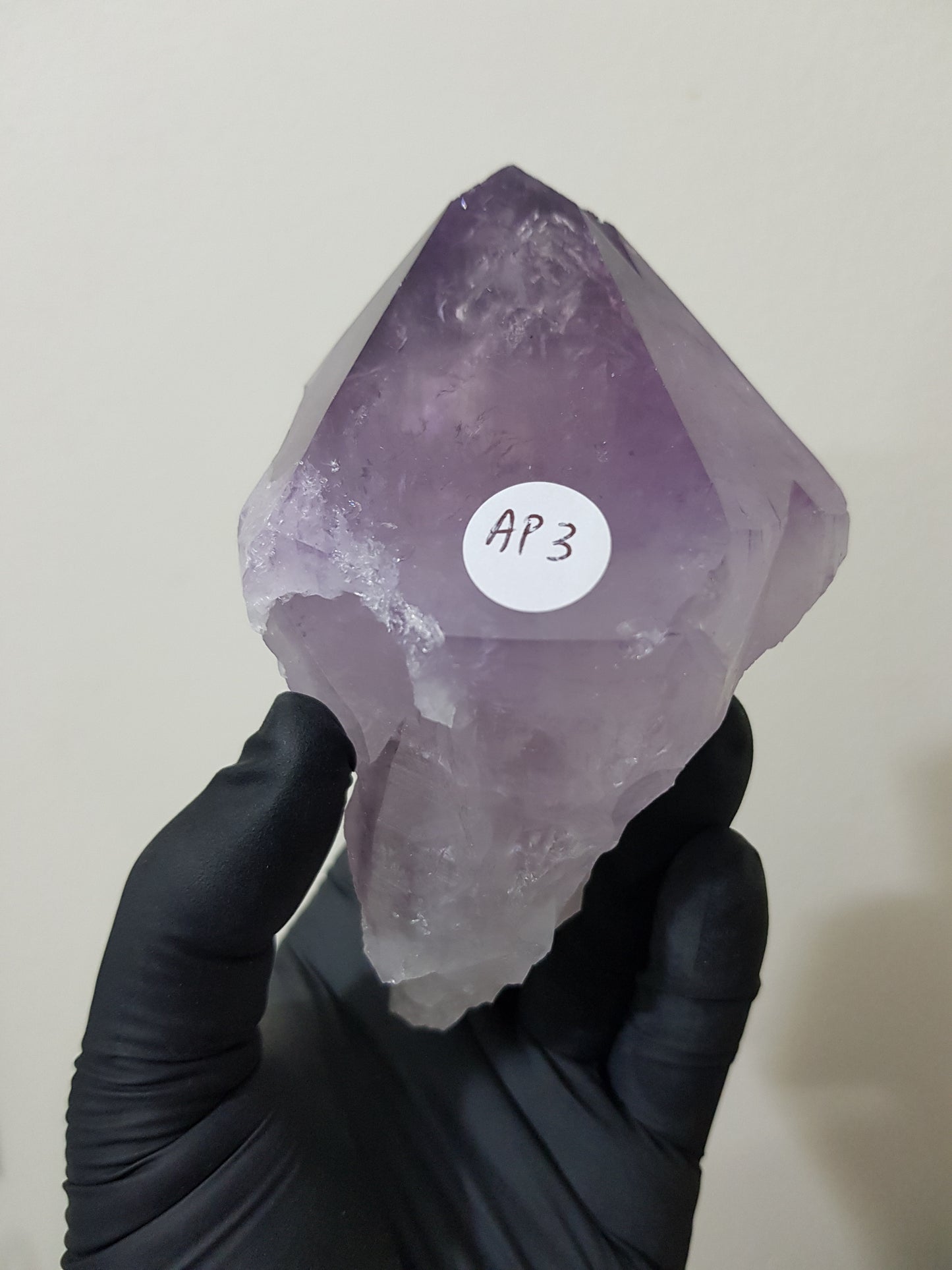 Natural Brazilian Purple Amethyst Crystal Point 11.5cm