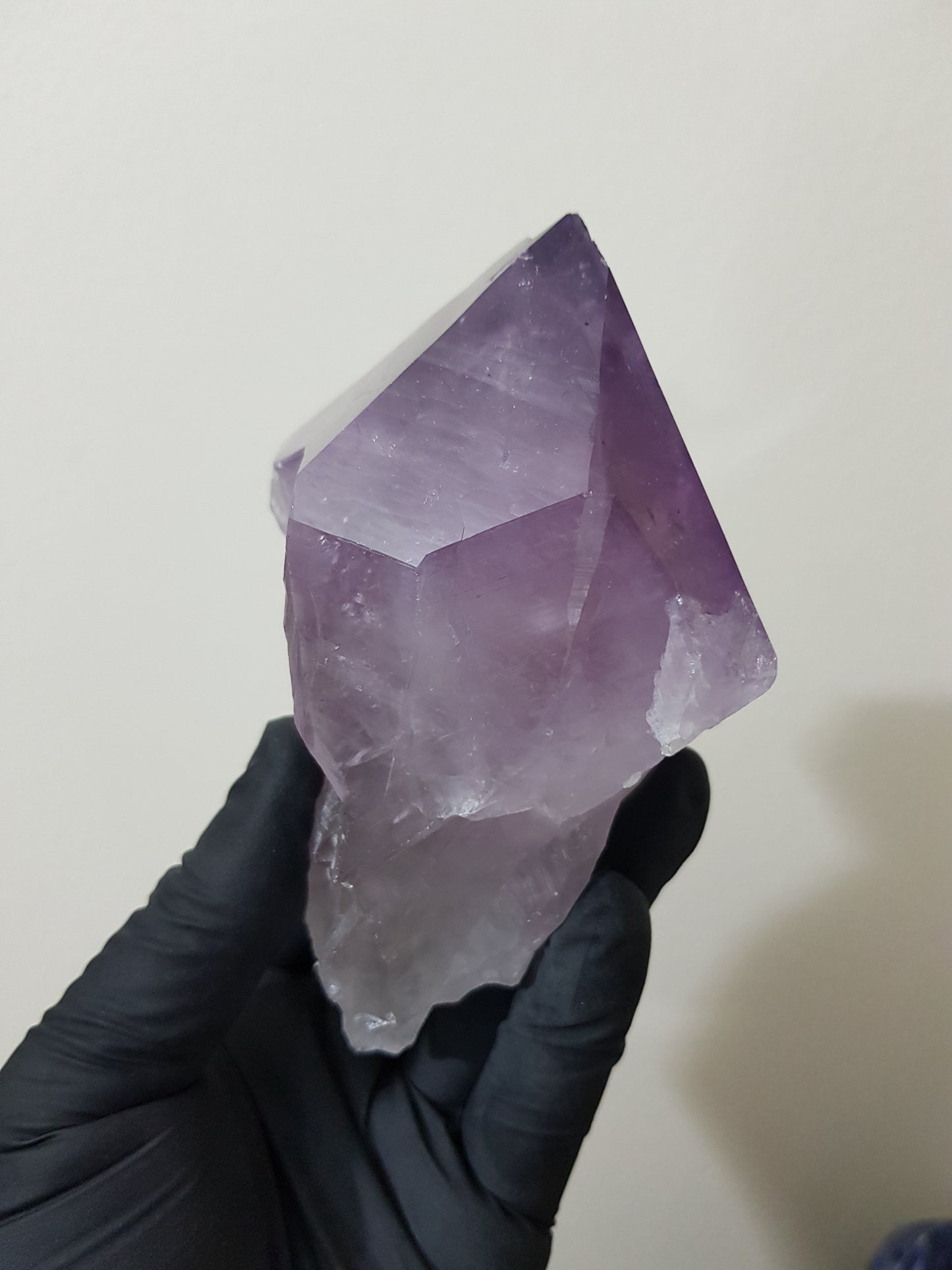 Natural Brazilian Purple Amethyst Crystal Point 11.5cm