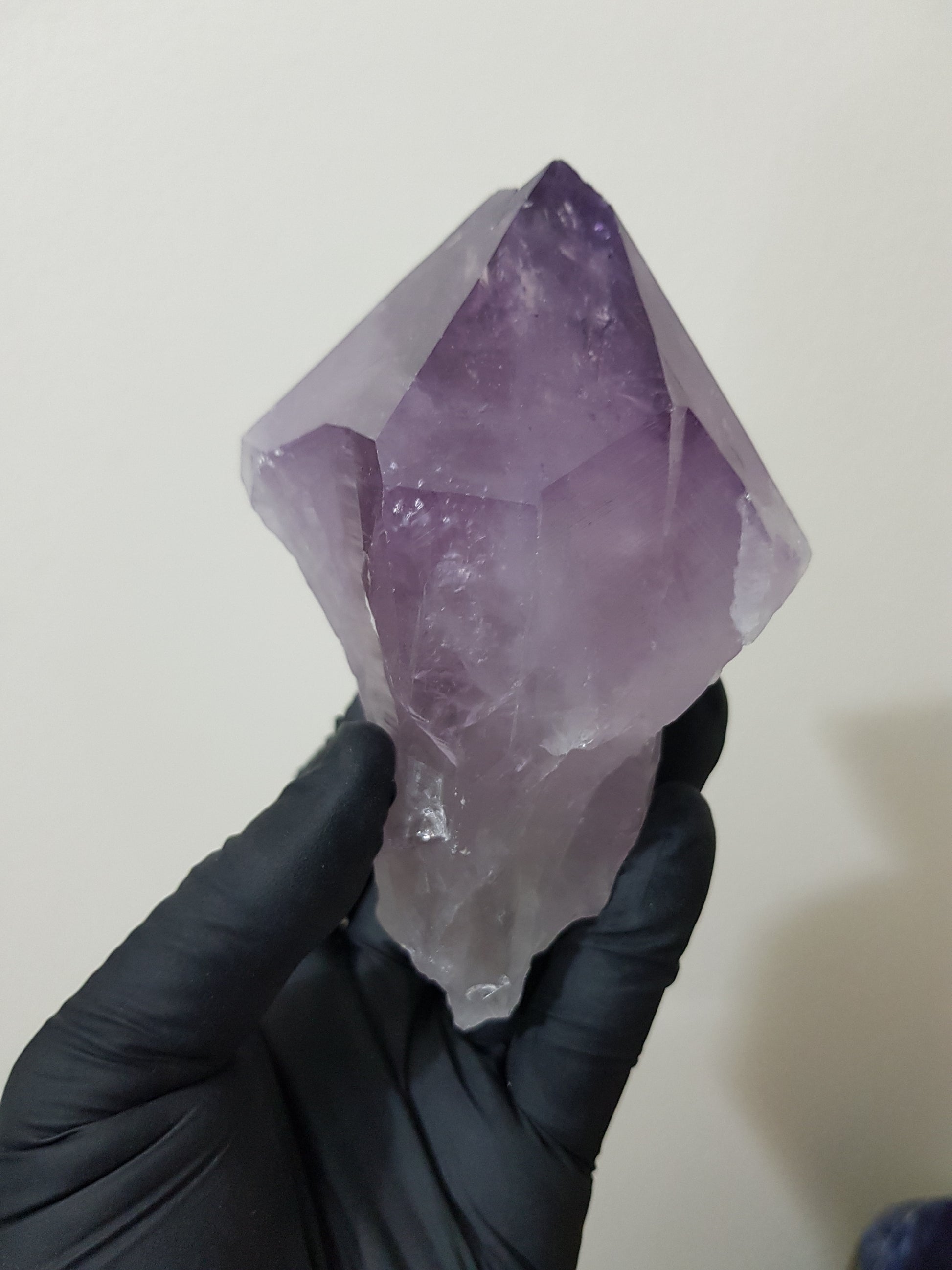 Natural Brazilian Purple Amethyst Crystal Point 11.5cm