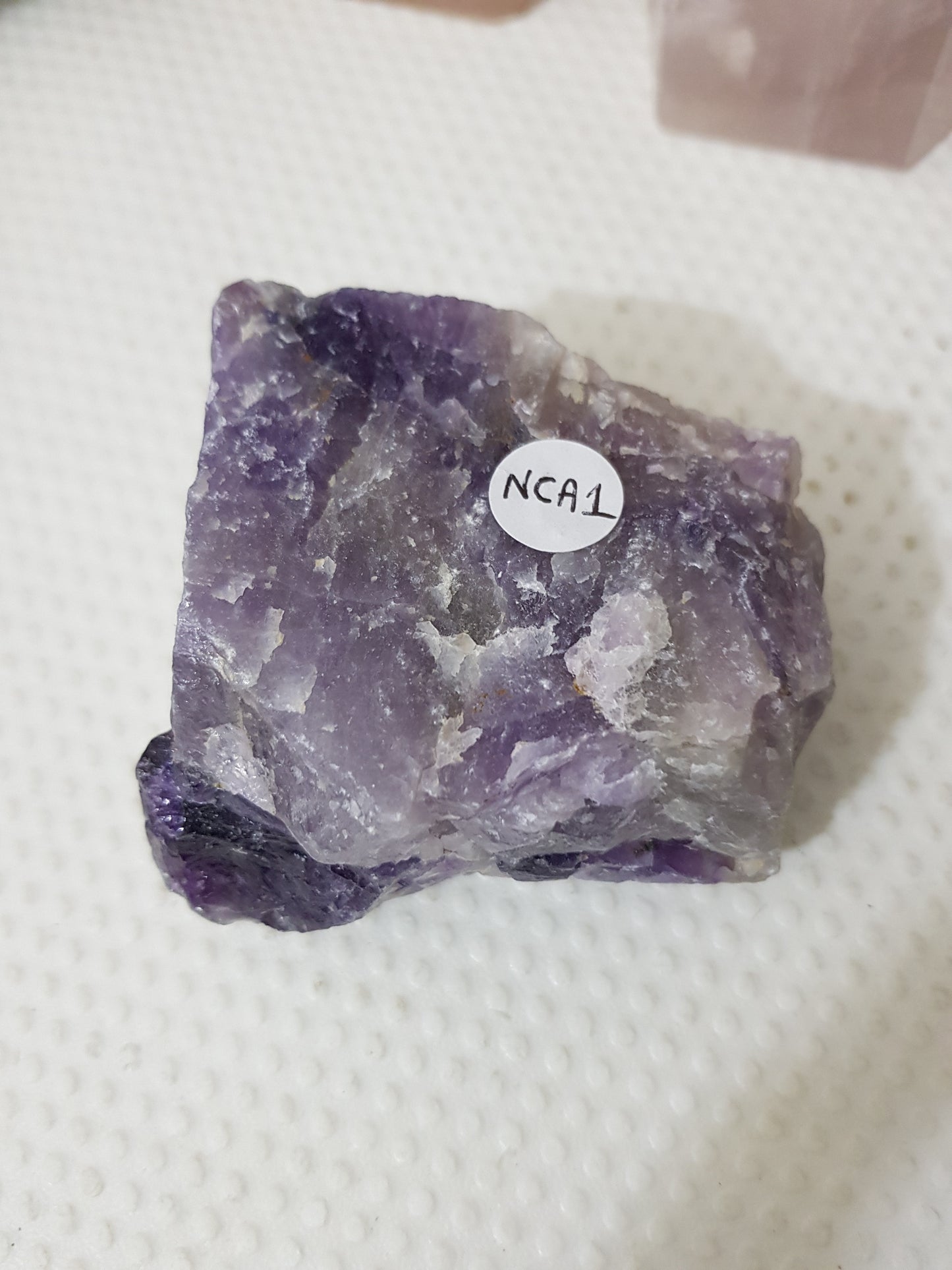 Natural Chevron Amethyst Crystal Rock - NCA1