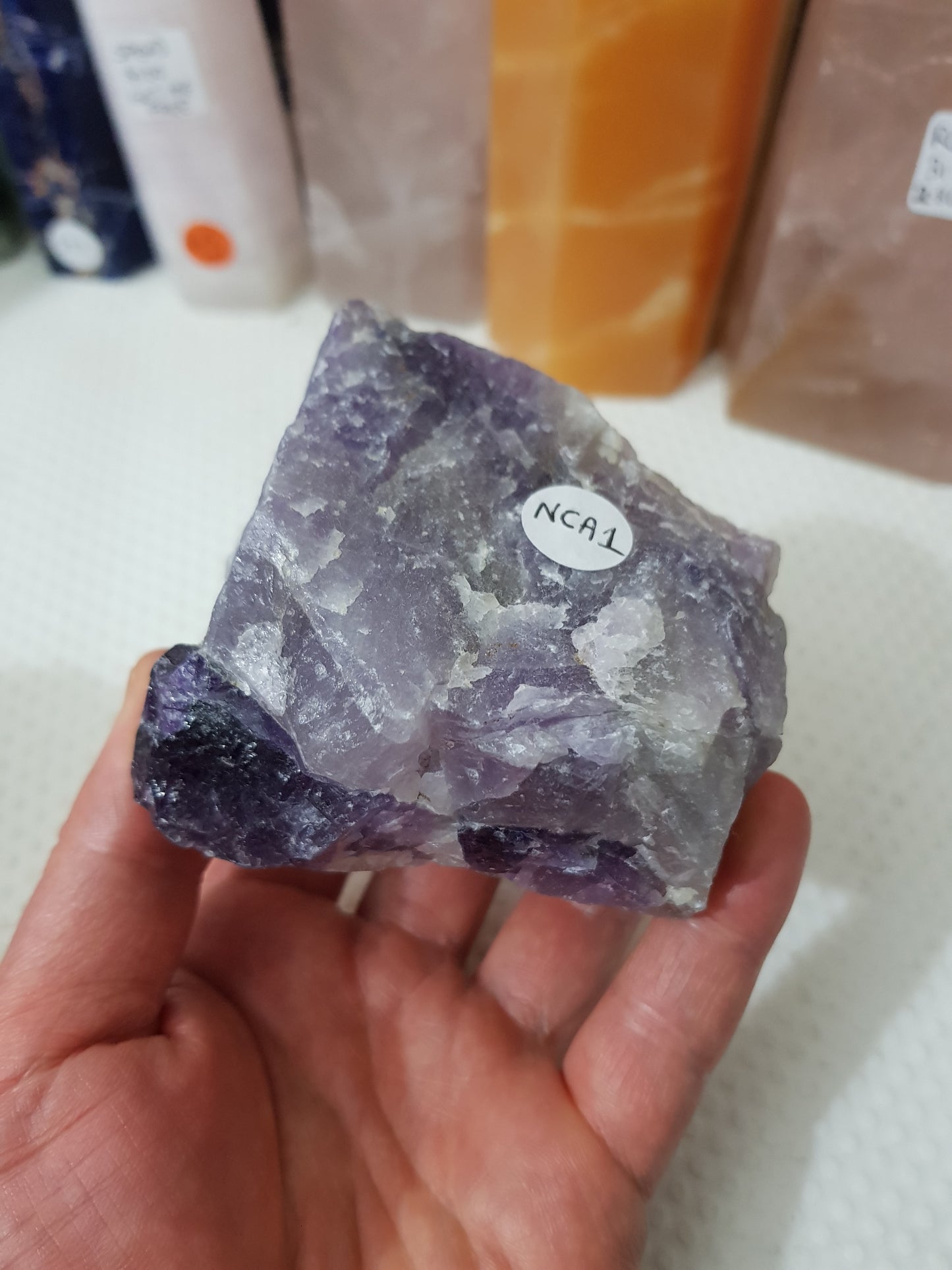Natural Chevron Amethyst Crystal Rock - NCA1