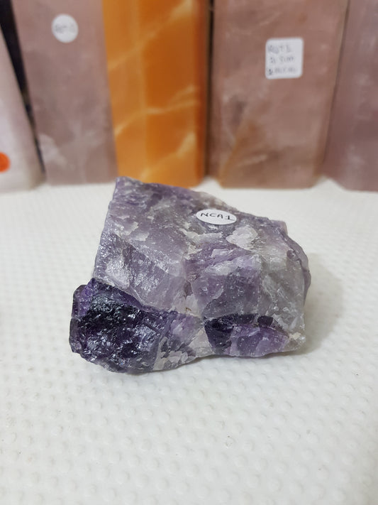 Natural Chevron Amethyst Crystal Rock - NCA1