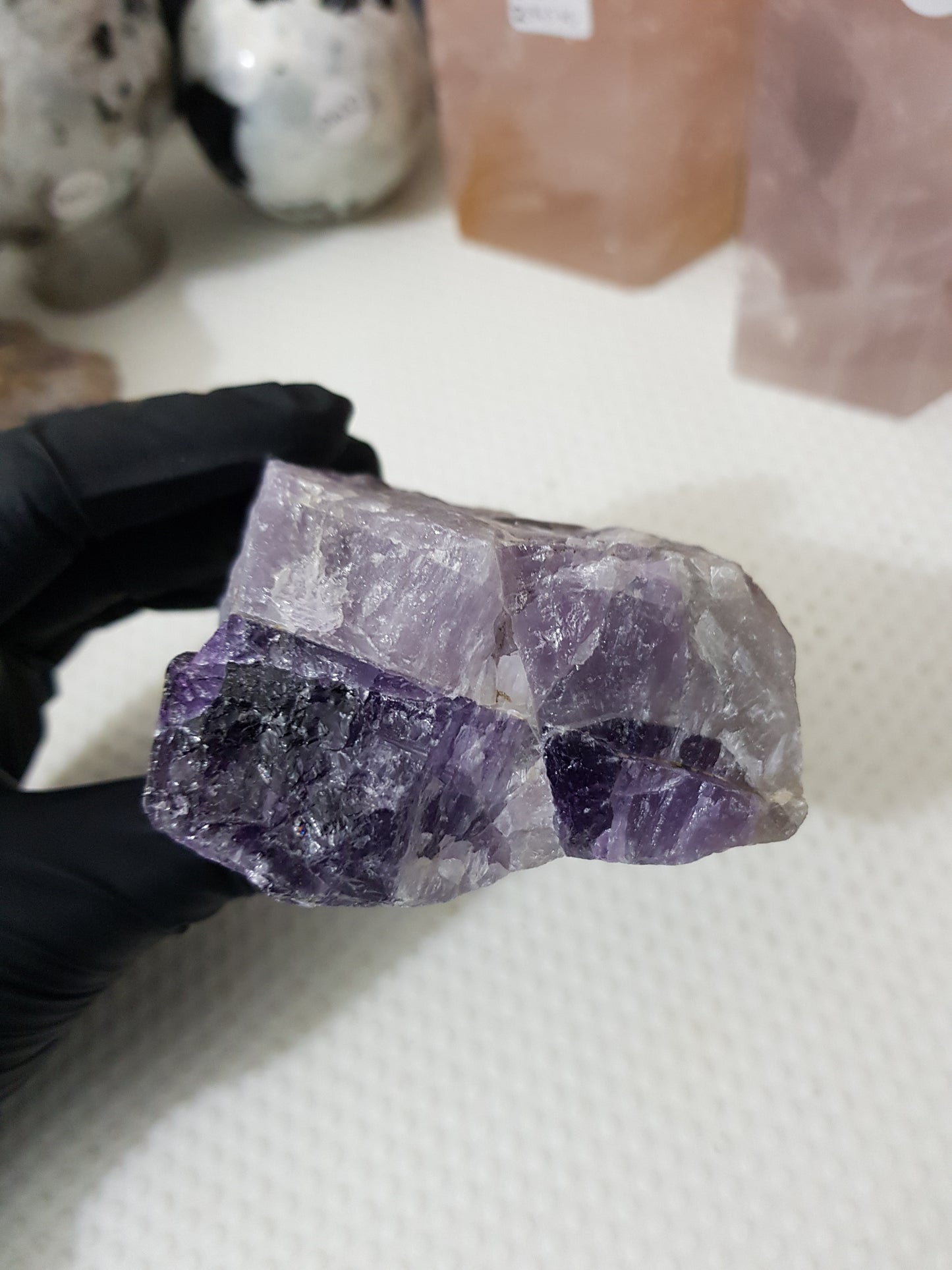 Natural Chevron Amethyst Crystal Rock - NCA1