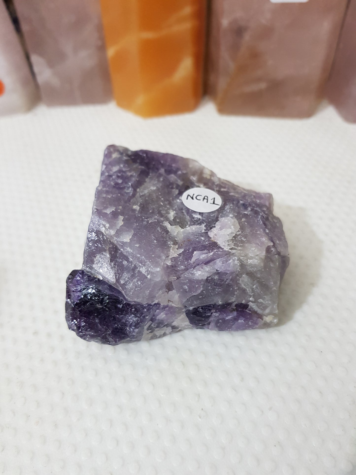 Natural Chevron Amethyst Crystal Rock - NCA1