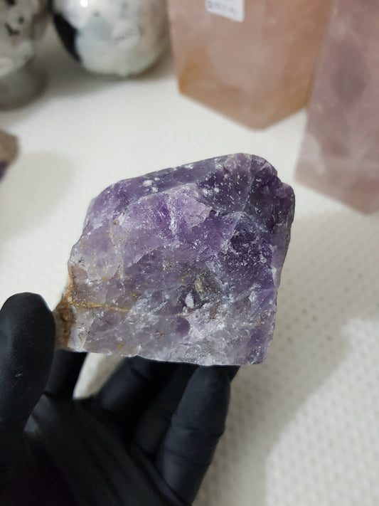 Natural Chevron Amethyst Crystal Rock - NCA3