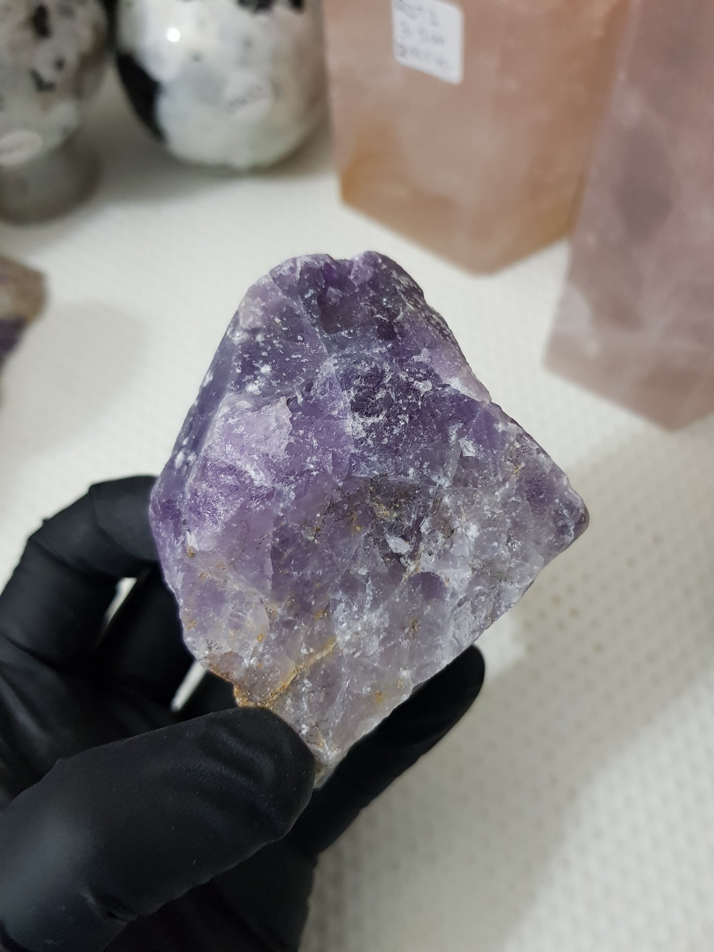 Natural Chevron Amethyst Crystal Rock - NCA3