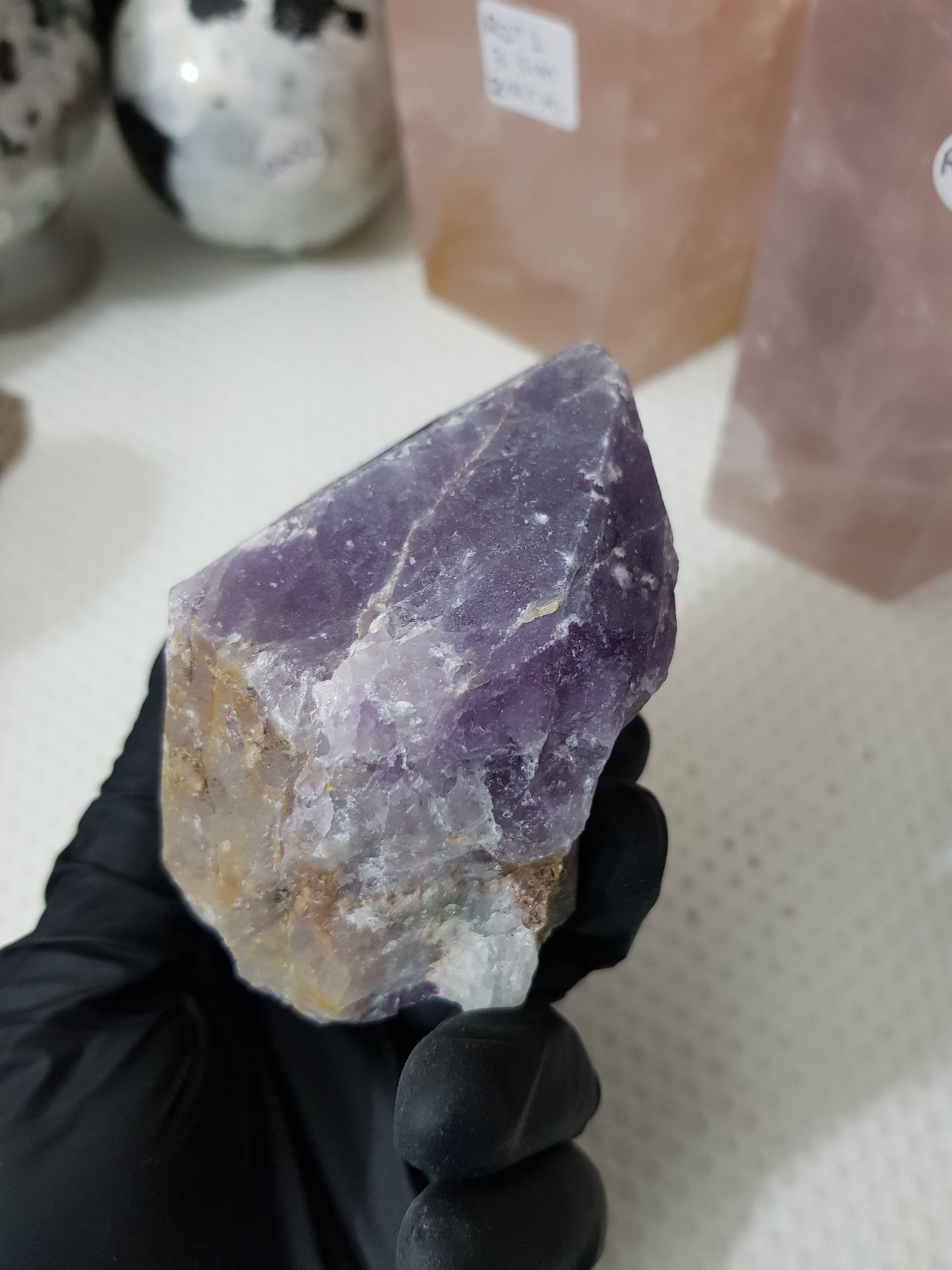 Natural Chevron Amethyst Crystal Rock - NCA3