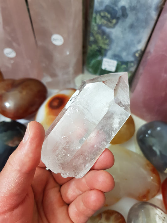 Natural Clear Quartz Crystal Point - CQP12