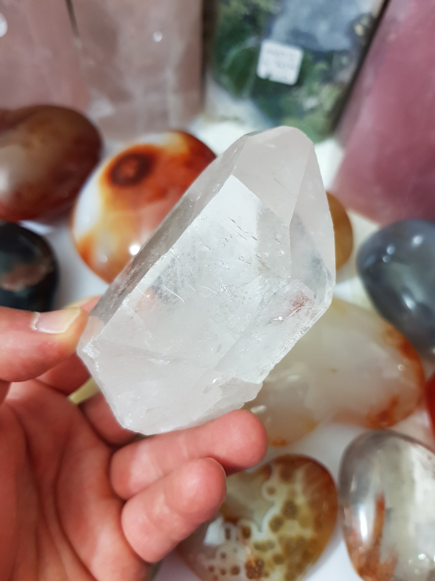 Natural Clear Quartz Crystal Point - CQP14