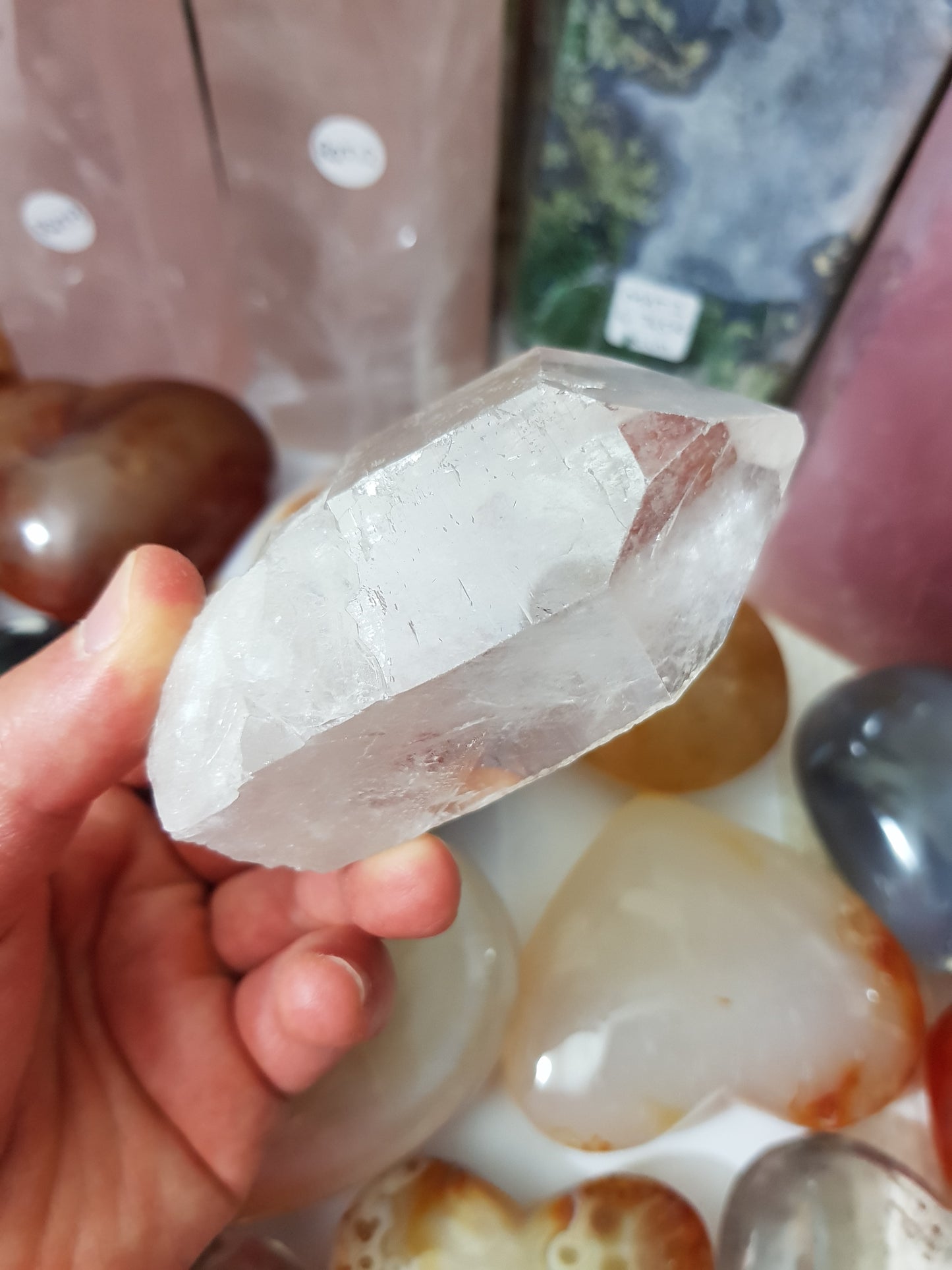 Natural Clear Quartz Crystal Point - CQP14