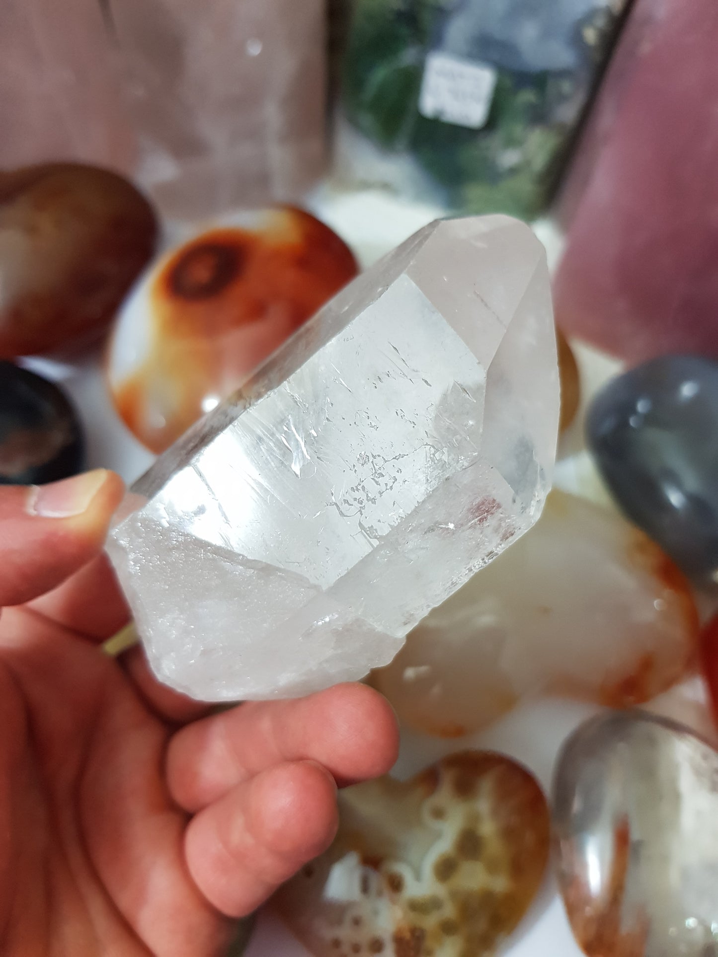 Natural Clear Quartz Crystal Point - CQP14