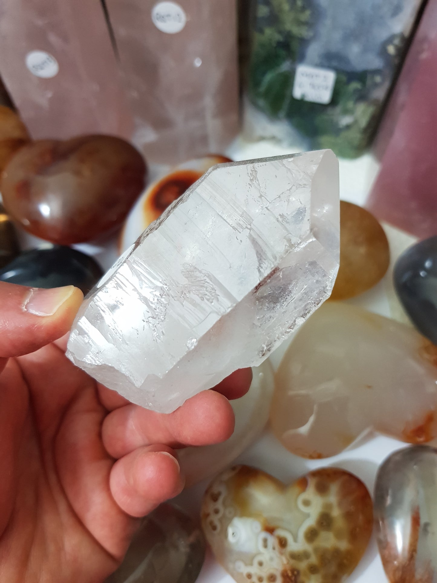 Natural Clear Quartz Crystal Point - CQP14