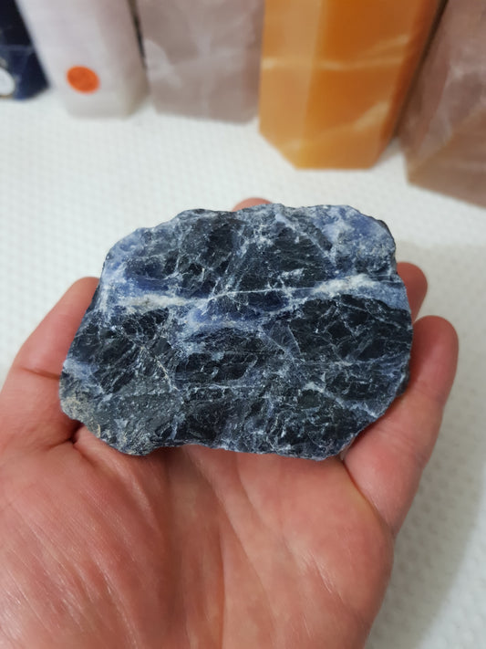 Natural Sodalite Crystal Rock - RS4