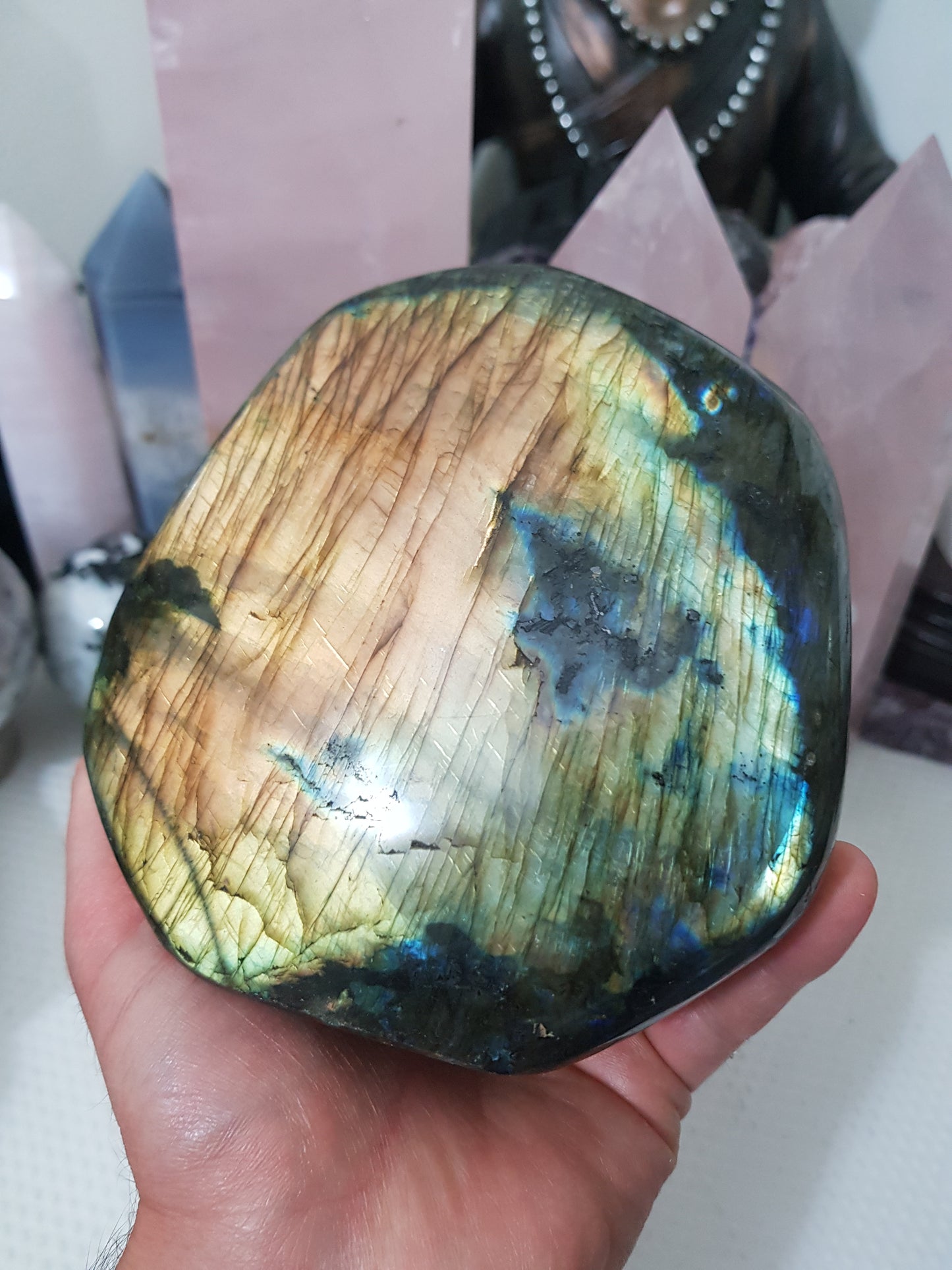 Polished Labradorite Crystal Freeform – LFF1