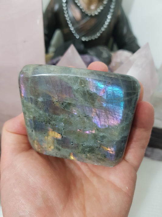 Polished Purple Labradorite Crystal Freeform – LFF34