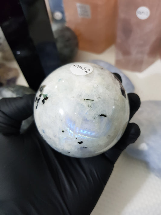 Rainbow Moonstone Crystal Sphere – RMS2