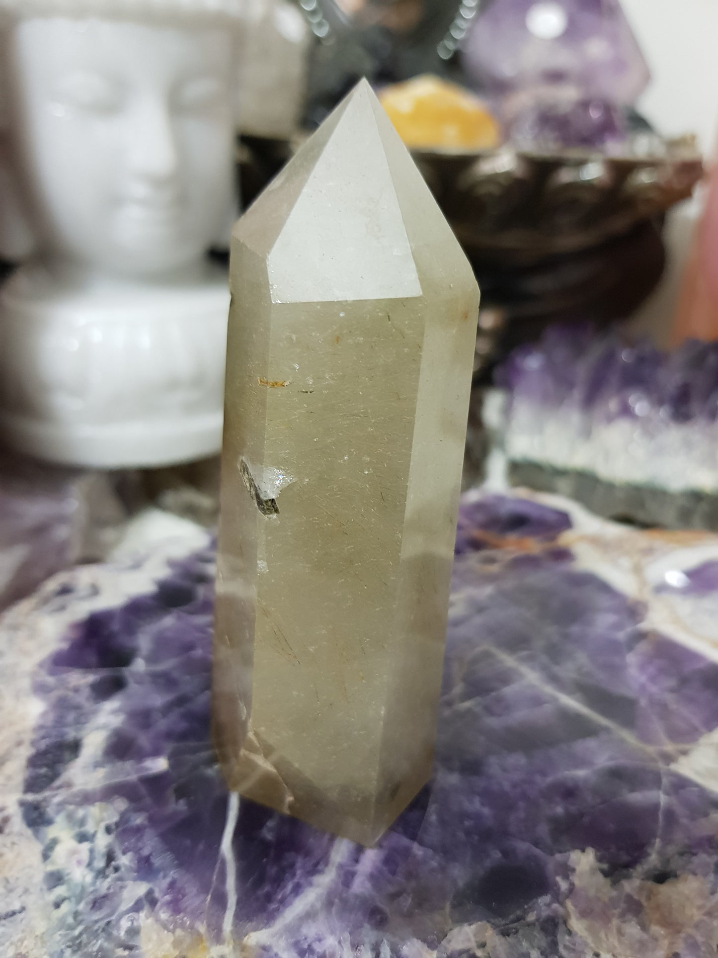 Rutilated Quartz Crystal Point - RTQ13