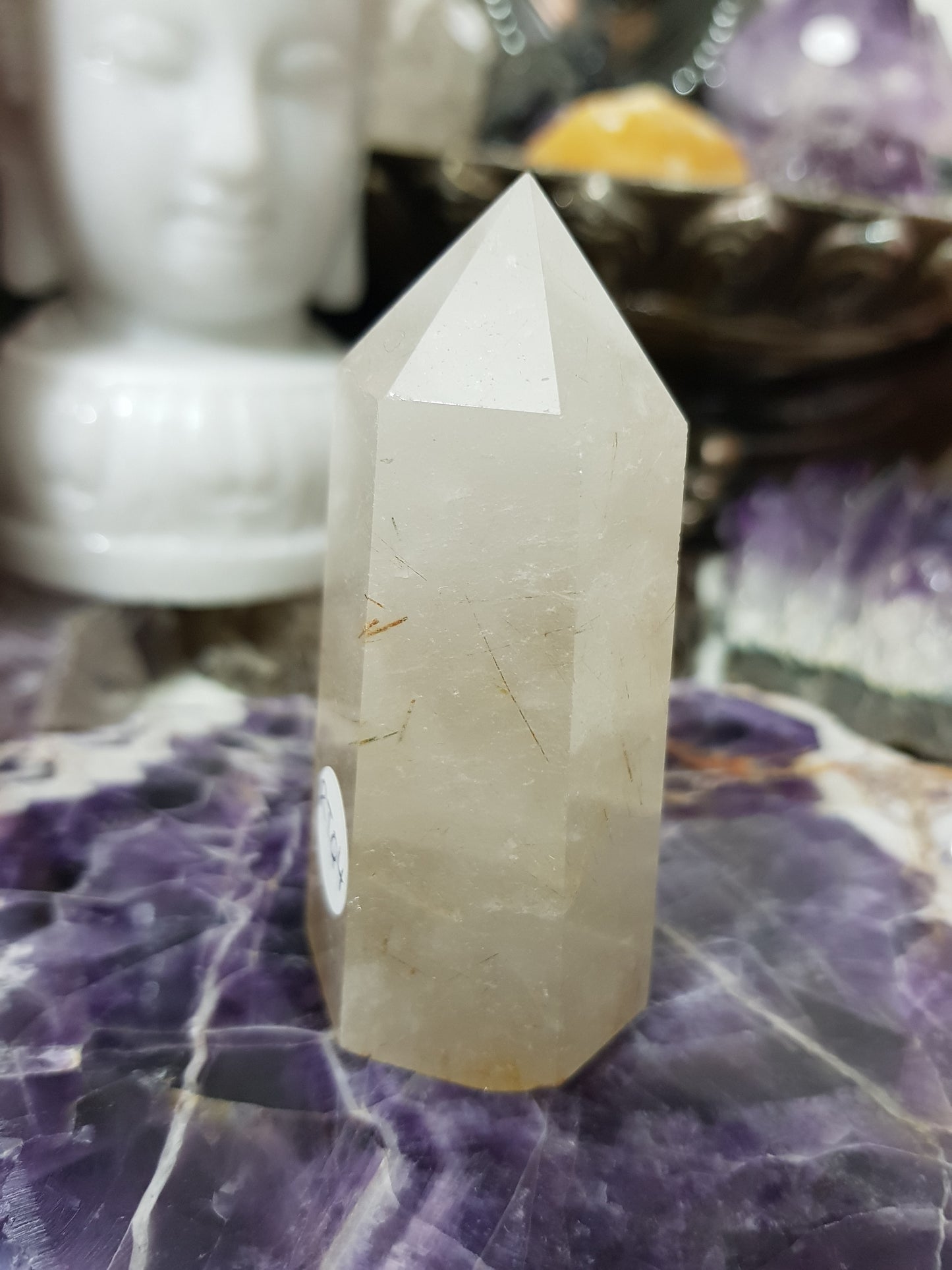 Rutilated Quartz Crystal Point - RTQ4