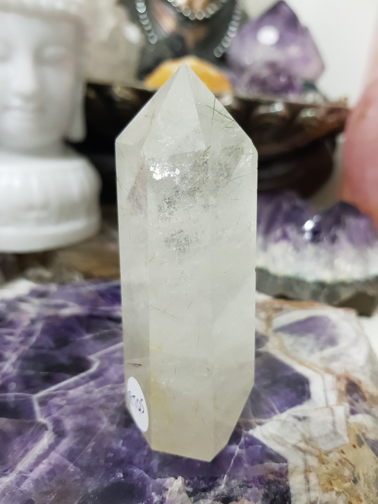 Rutilated Quartz Crystal Point - RTQ5