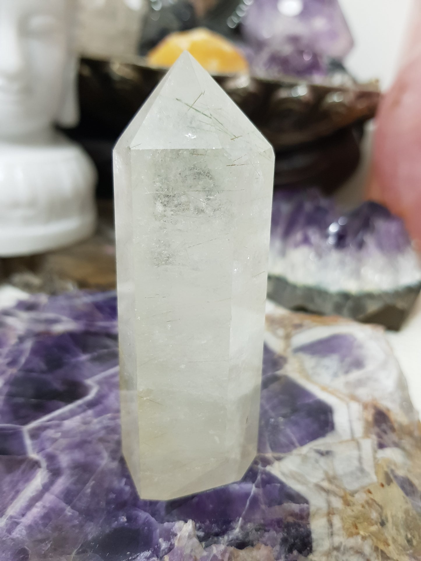 Rutilated Quartz Crystal Point - RTQ5