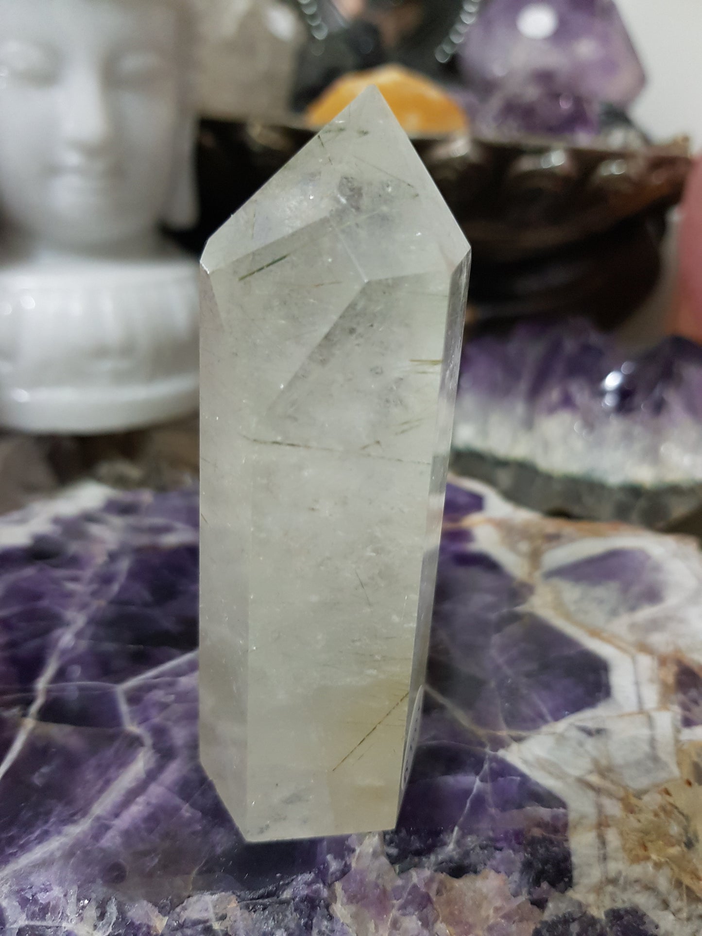 Rutilated Quartz Crystal Point - RTQ5