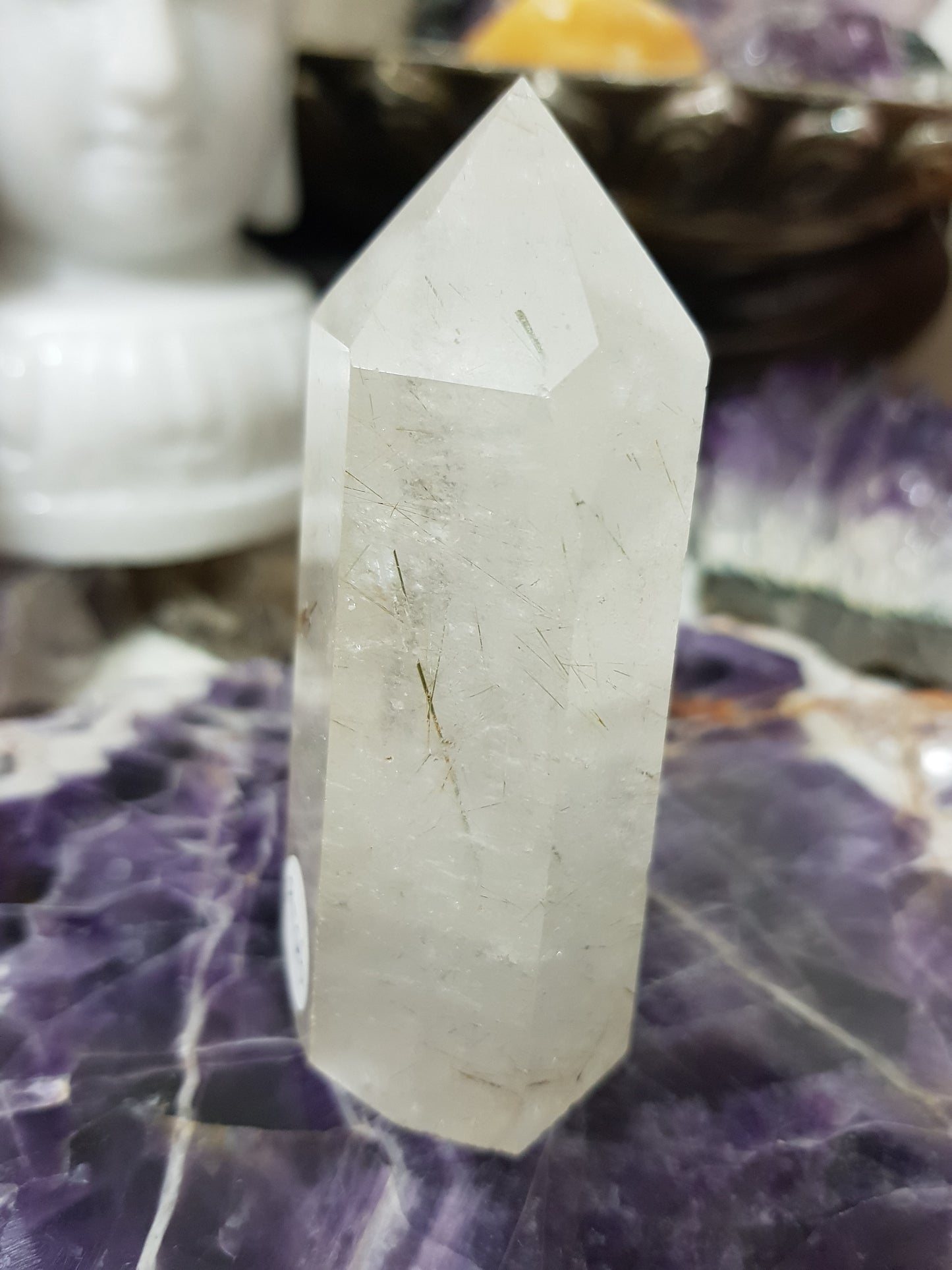 Rutilated Quartz Crystal Point - RTQ6