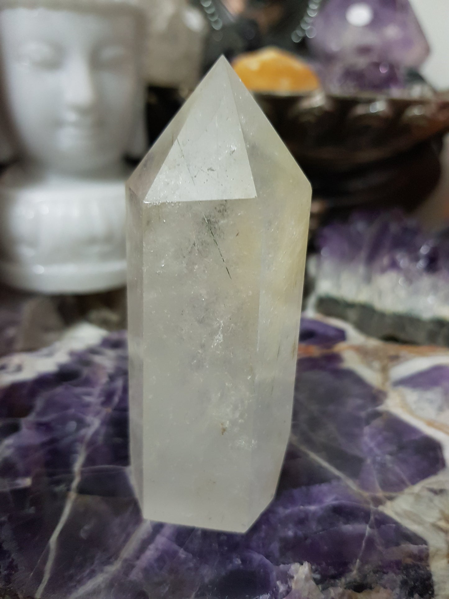 Rutilated Quartz Crystal Point - RTQ8