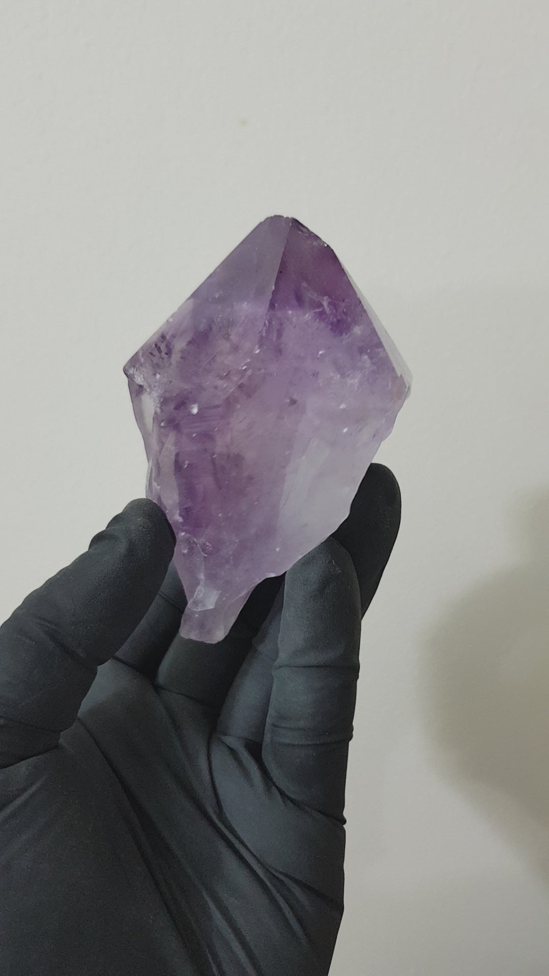 Natural Brazilian Purple Amethyst Crystal Point 8.5cm