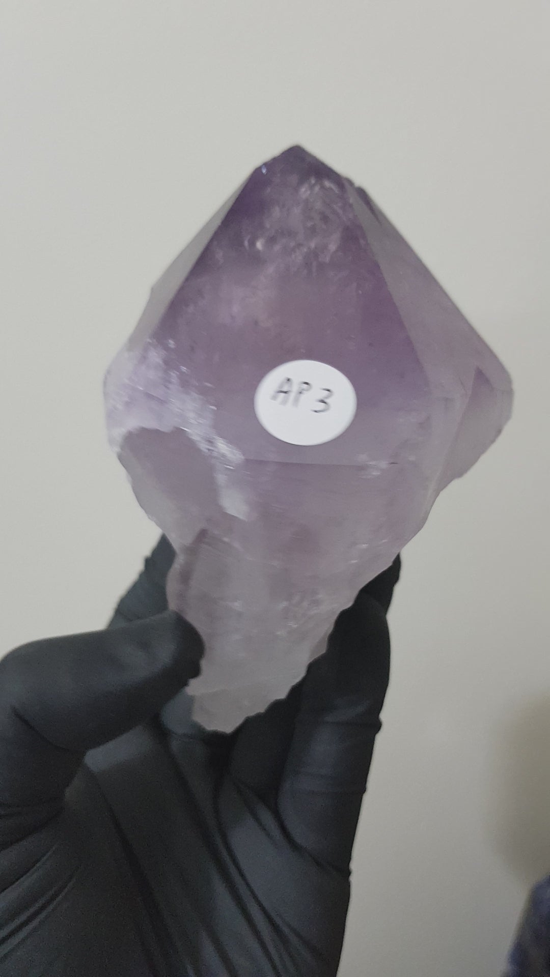 Natural Brazilian Purple Amethyst Crystal Point 11.5cm