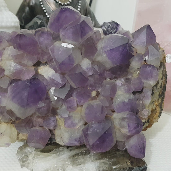 Natural Purple Amethyst Crystal Cluster Congo 25cm