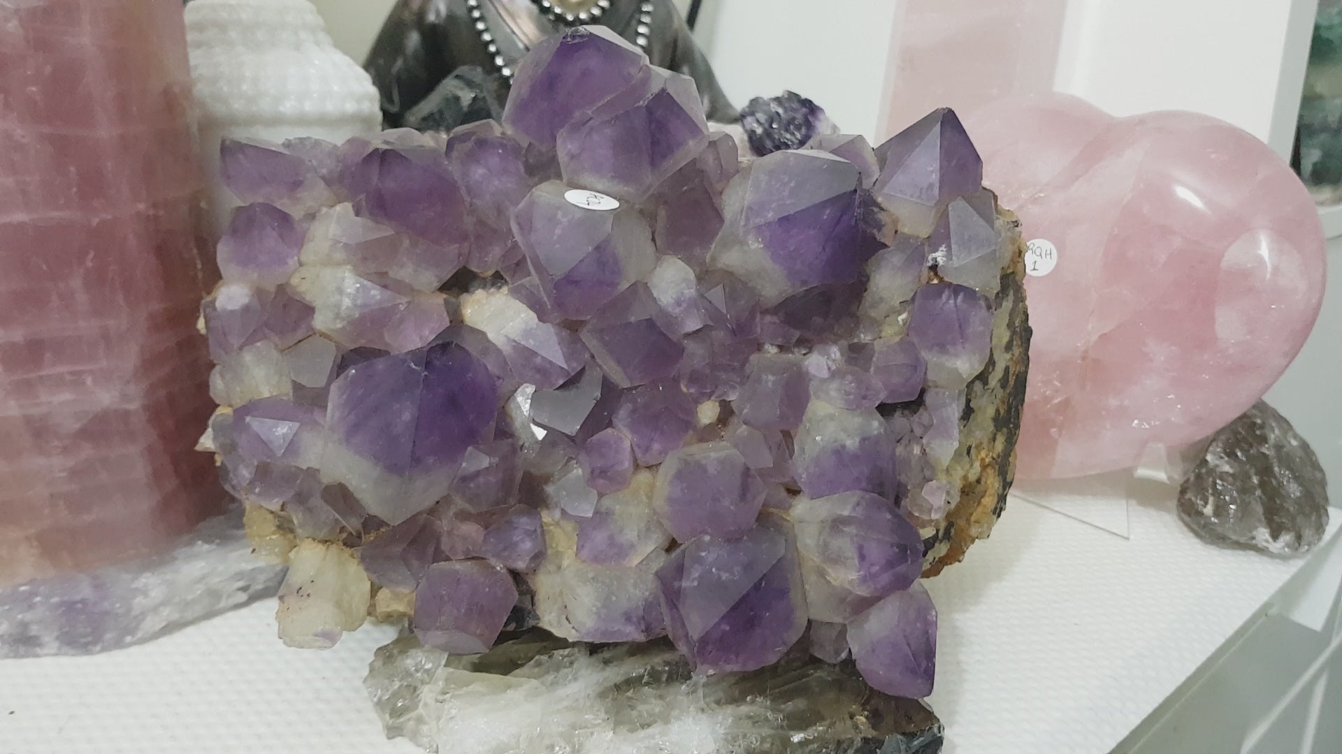 Natural Purple Amethyst Crystal Cluster Congo 25cm