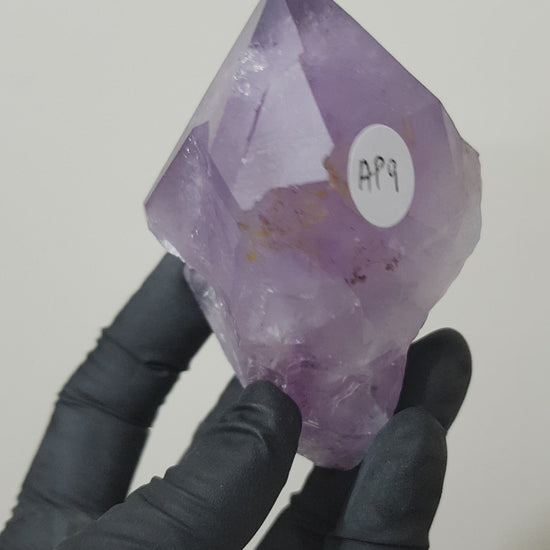Natural Brazilian Purple Amethyst Crystal Point 9cm