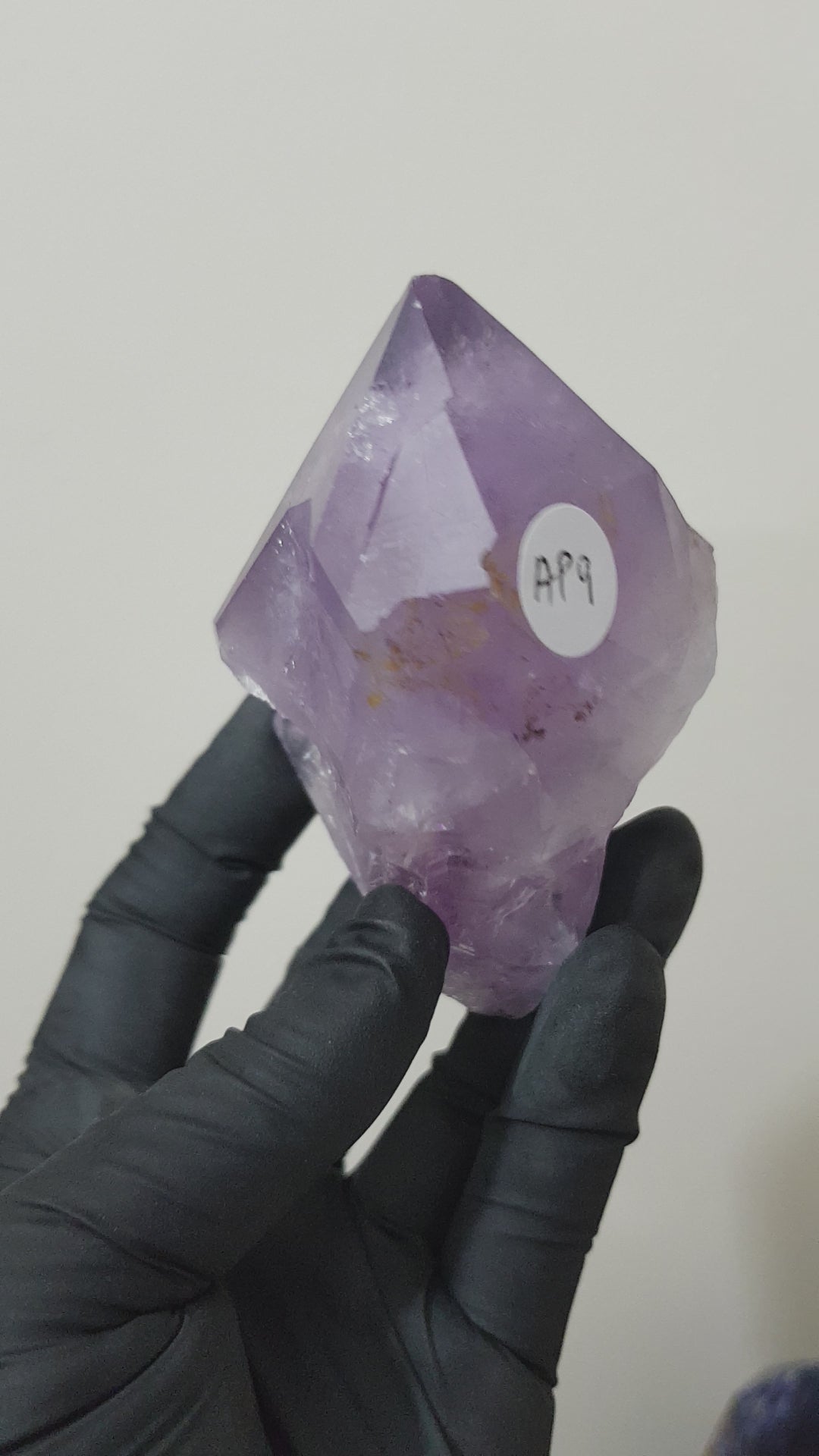 Natural Brazilian Purple Amethyst Crystal Point 9cm