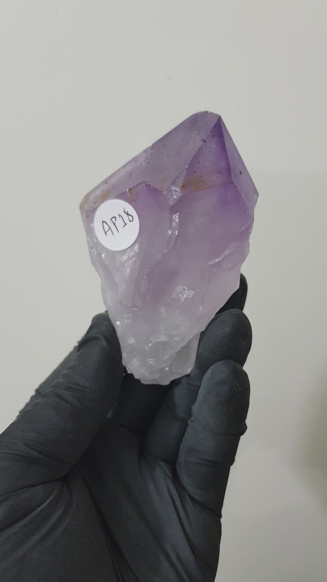 Natural Brazilian Purple Amethyst Crystal Point 9cm