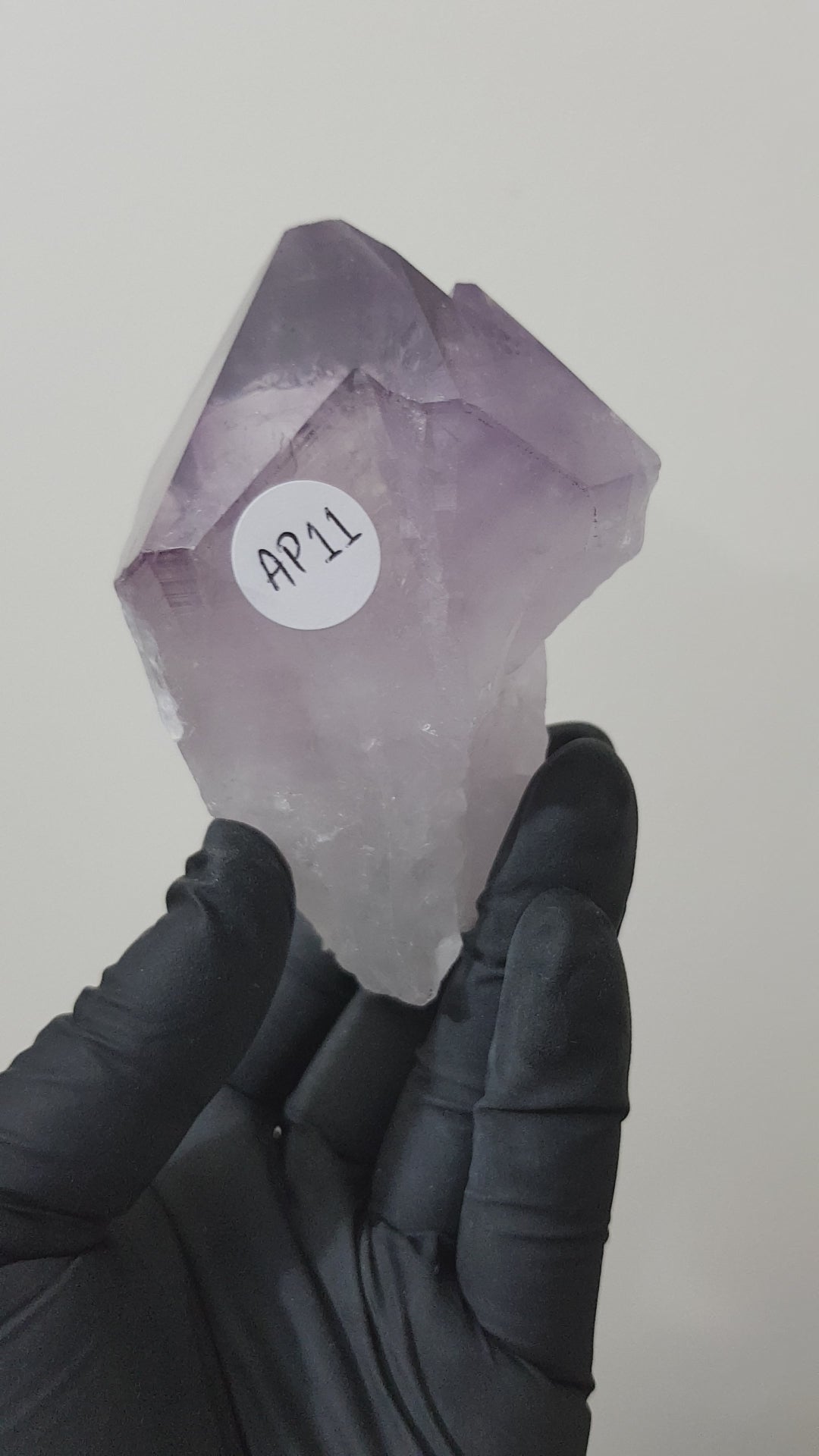 Natural Brazilian Purple Amethyst Crystal Point 9.5cm